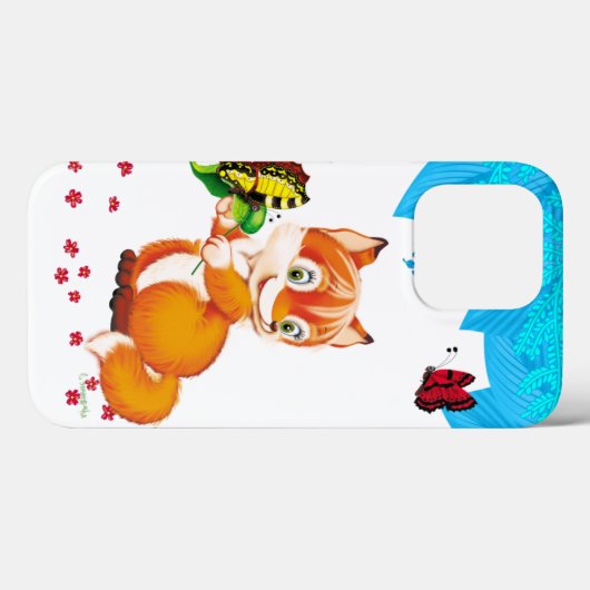 キツネ Case-Mate iPhoneケース (裏面 (横))