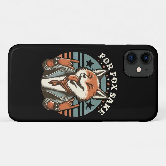 キツネ Case-Mate iPhoneケース (裏面(横))