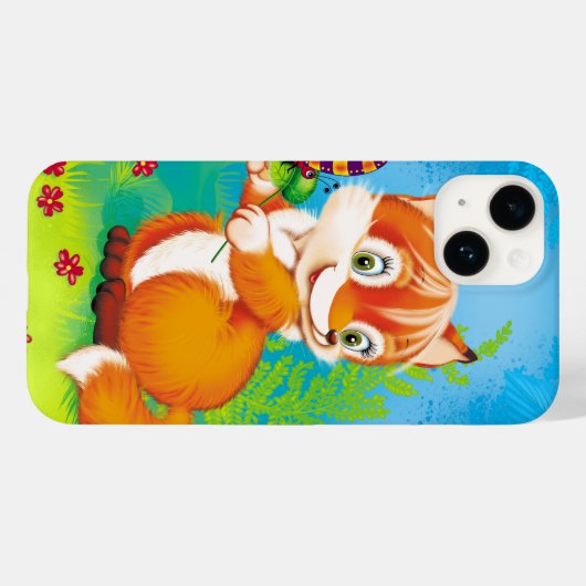 キツネ Case-Mate iPhoneケース (裏面 (横))