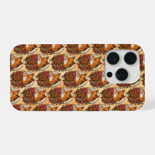 キツネ iPhoneケース (裏面横)