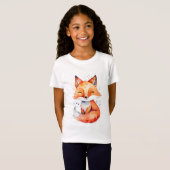 キツネ Tシャツ (正面フル)