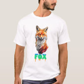 キツネ Tシャツ (正面)
