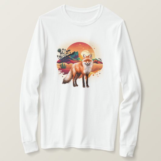 キツネ Tシャツ (デザイン正面)