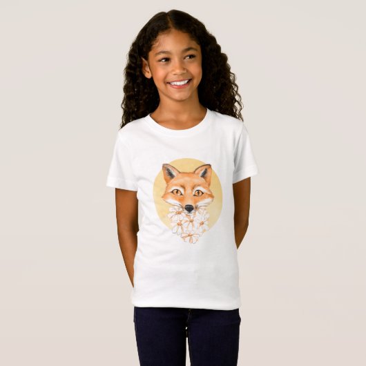 キツネ Tシャツ (正面フル)