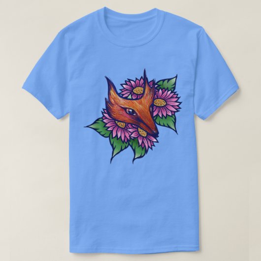 キツネ Tシャツ (デザイン正面)