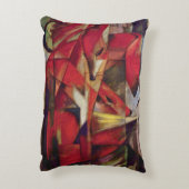 キツネby Franz Marc, ヴィンテージ・抽象芸術・キュービズム・アート アクセントクッション (裏面(縦))