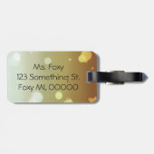 キツネCosplayの日本製アニメの女の子 ラゲッジタグ (裏面横)