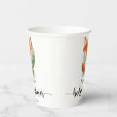 キツネcub – ベビーシャワー 紙コップ (右)