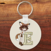 キツネE キーホルダー (正面)