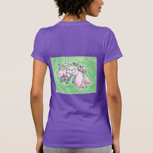 キツネTシャツ Tシャツ (裏面)