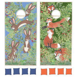 キツネvsラビットフォックスホールラビトールウッドランドシダ