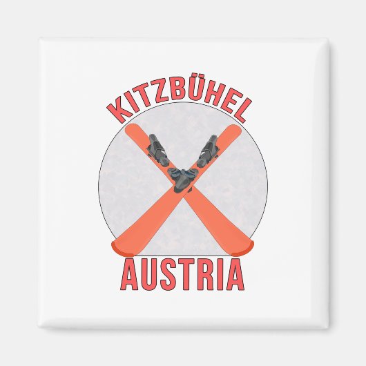 キツブェル，オーストリア マグネット (正面)