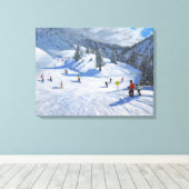 キツブエル2014スキー キャンバスプリント (インサイチュ (ウッドフロア))