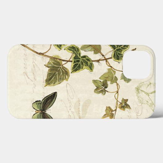 キヅタおよび蝶 Case-Mate iPhoneケース (裏面 (横))