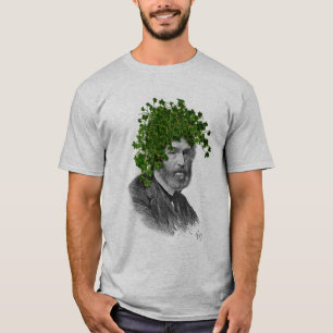 キヅタのヘッド植物の頭部 Tシャツ