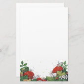 キヅタ及びToadstoolの照明 便箋 (正面/裏面)