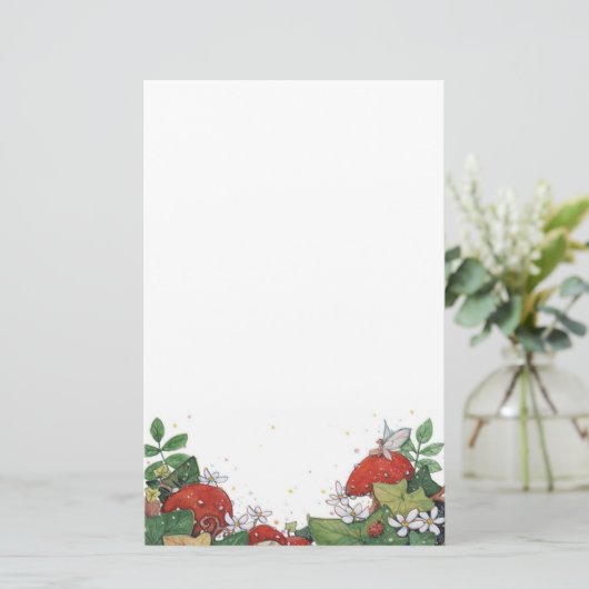 キヅタ及びToadstoolの照明 便箋 (スタンド正面)