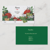 キヅタ及びToadstoolの照明 名刺 (正面/裏面)