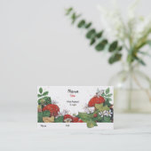 キヅタ及びToadstoolの照明 名刺 (スタンド正面)