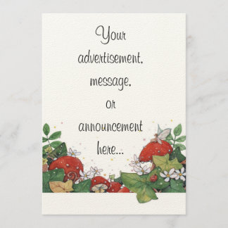 キヅタ及びToadstoolの照明 案内状