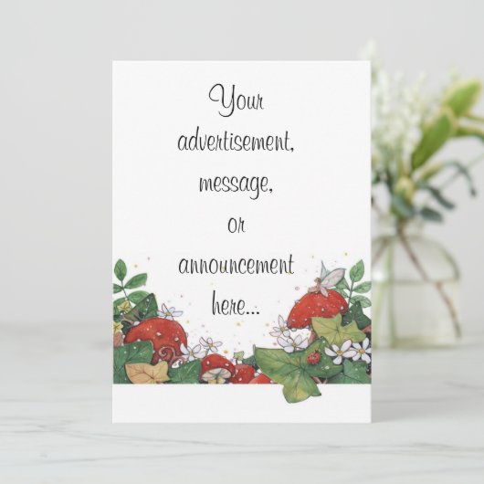 キヅタ及びToadstoolの照明 案内状 (スタンド正面)