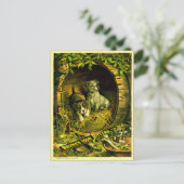 キティが訪問してきた ポストカード (スタンド正面)