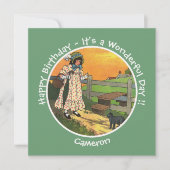 キティちゃん、どこにいたの？誕生日パーティー 招待状 (正面)