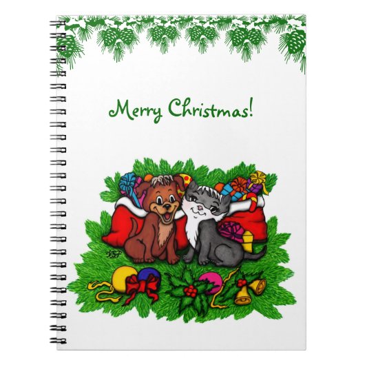キティとパピー , メリークリスマス ノートブック (正面)