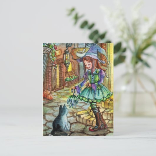 キティと一緒においで ポストカード (スタンド正面)