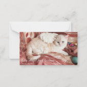 キティエンジェルforクリスマス ノートカード (正面)