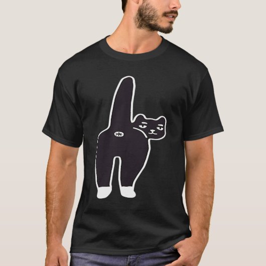 キティキャットお尻 Tシャツ (正面)