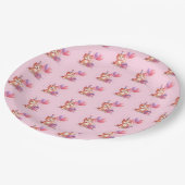 キティキャットお祝い誕生日紙プレート ペーパープレート (アングル)