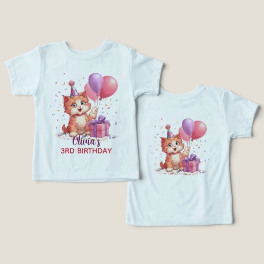 キティキャットお祝い誕生日 (デザイン正面&裏面)