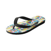 キティキャットアイスクリームサマーかわいいキャラクター キッズビーチサンダル (アングル)