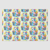 キティキャットアイスクリームサマーかわいいキャラクター 薄葉紙 (正面)