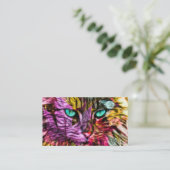 キティキャットキットンアートデザイン 名刺 (スタンド正面)