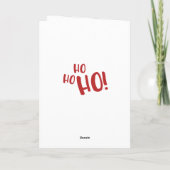 キティキャットクリスマスホリデーグリーティングカード シーズンカード (裏面)