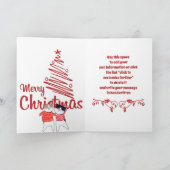 キティキャットクリスマスホリデーグリーティングカード シーズンカード (内部)