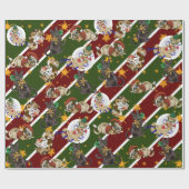 キティキャットクリスマスラッピング紙 ラッピングペーパー (フラット)