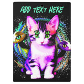 キティキャットサイキック美学キャラクター クリップボード (裏面)