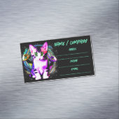 キティキャットサイキック美学キャラクター マグネット名刺 (インサイチュ)