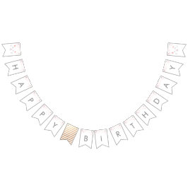キティキャットハッピーバースデー バンティングフラッグ