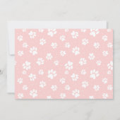 キティキャットパーティー |おもしろいカラフル子供の誕生日 招待状 (裏面)