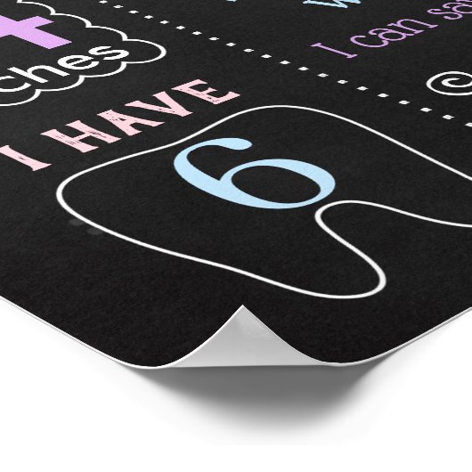 キティキャットファースト誕生日パーフェクトパーティーシャルボード ポスター (角)