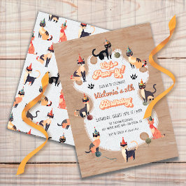 キティキャットレッツポーティ誕生日 招待状