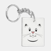 キティキャット顔 キーホルダー (正面左)