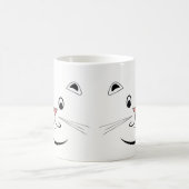 キティキャット顔 コーヒーマグカップ (中央)
