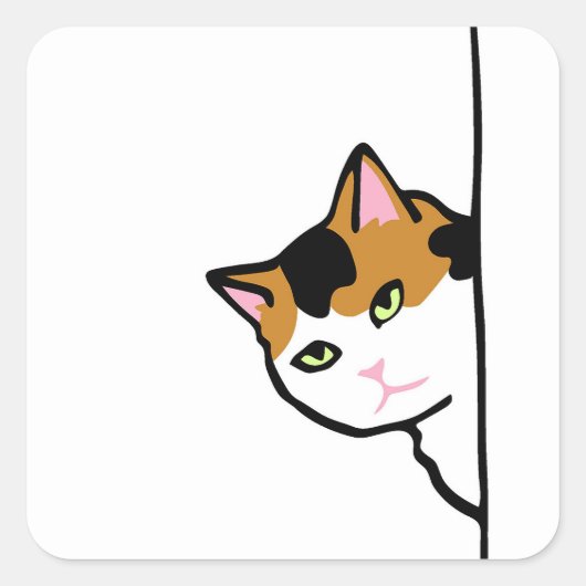 キティキャット スクエアシール (正面)
