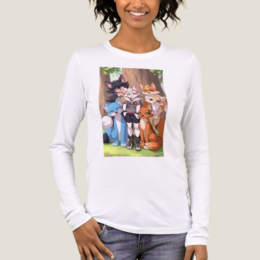 キティクラブにもっと トライブレンドＴシャツ (正面)