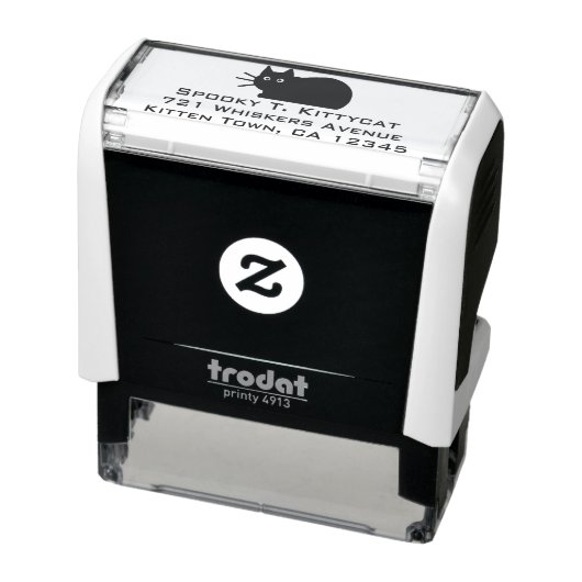 キティクールネコ差出人住所自己インクスタンプ セルフインキングスタンプ (商品)